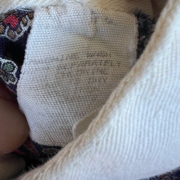 Wahoo Wah Maker Frontier Old Western Henley Shirt Blue Paisley Banded Collar XL - Picture 11 of 12